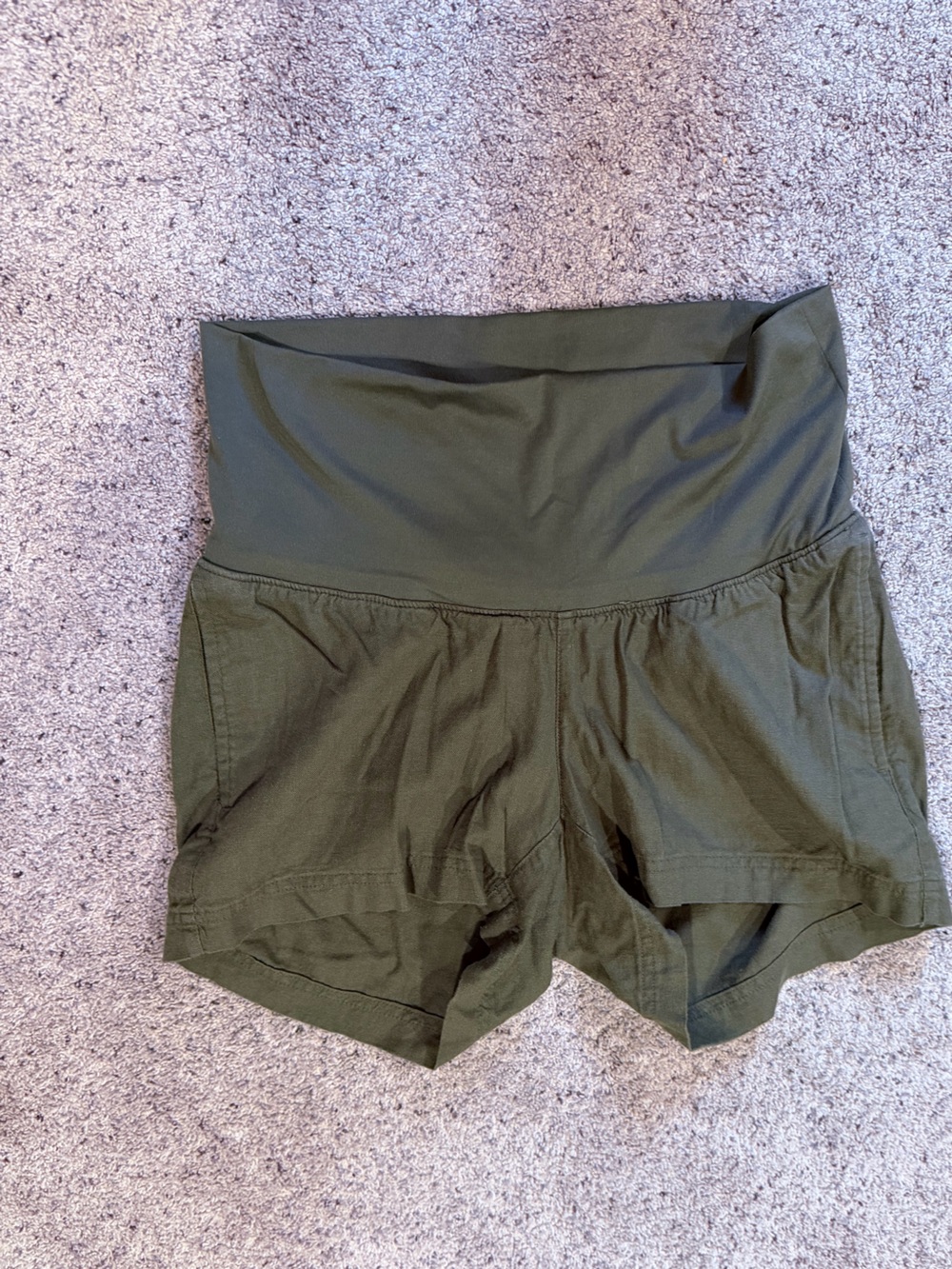 Old Navy Linen Maternity Shorts